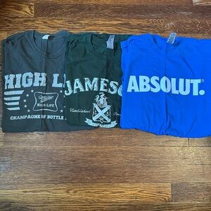 Miller, Jameson, and Absolut Graphic T-Shirts
